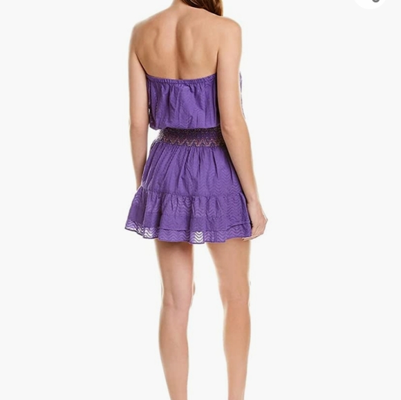 NEW-No Tags, Ramy Brook Cypress Strapless Coverup Dress - Picture 2 of 6